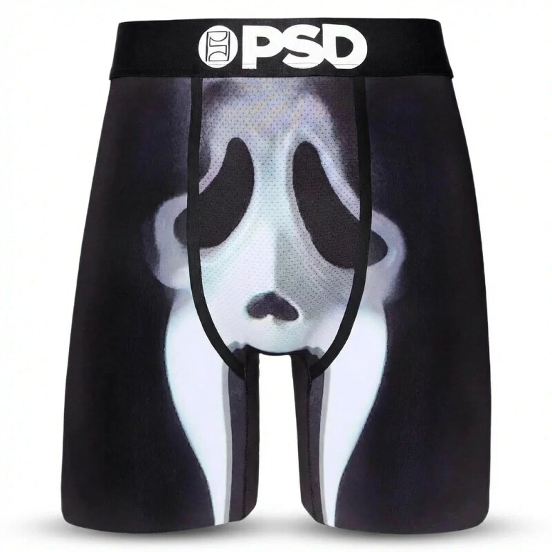 PSD Ghost Face Dark Style Boxer Briefs
