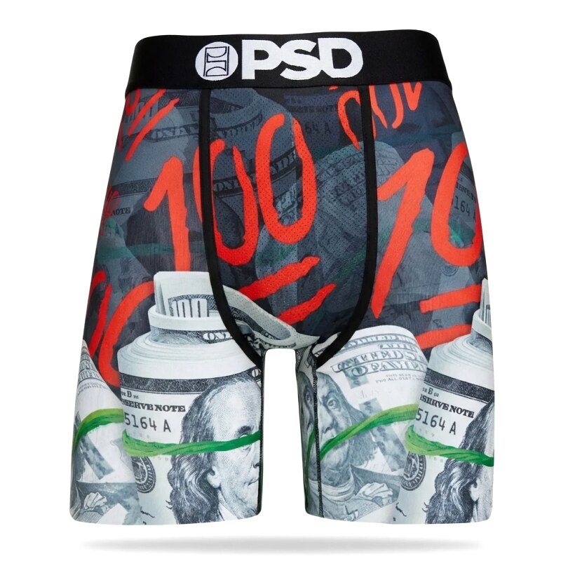PSD graffiti-style printed underwear