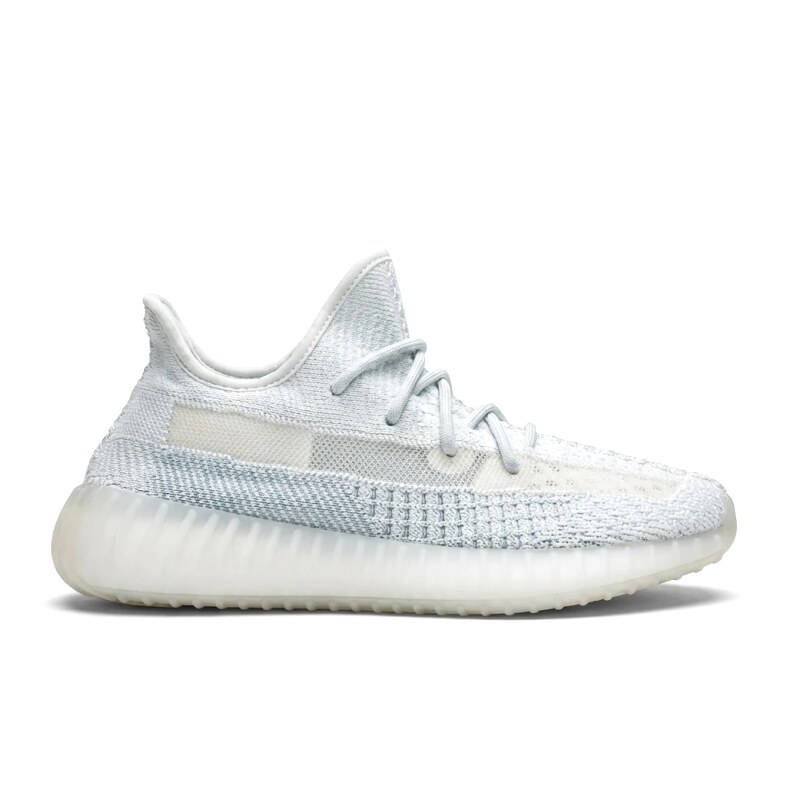 Pure White Yeezy 350 Trendy Sneakers
