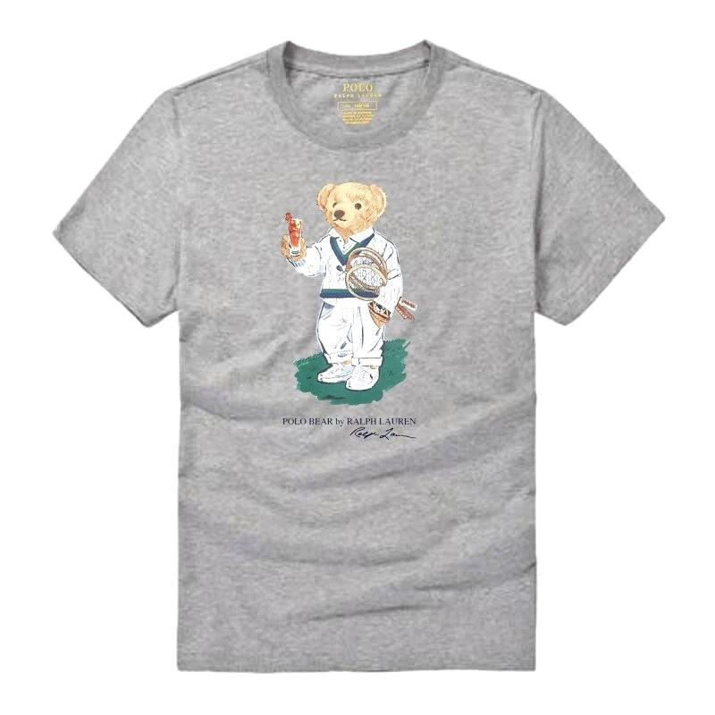 Ralph Lauren Bear Series Heather Grey T-shirt