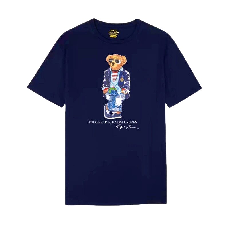 Ralph Lauren Bear Trendy Brand Royal Blue T-shirt