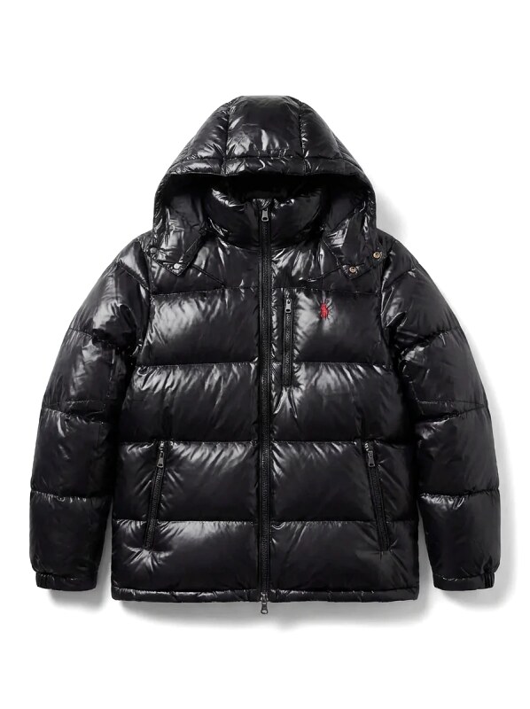 Ralph Lauren black trendy brand down jacket