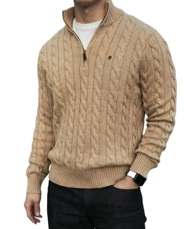 Ralph Lauren brown retro-style sweater