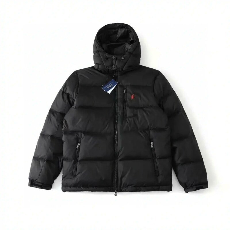 Ralph Lauren classic black down jacket.