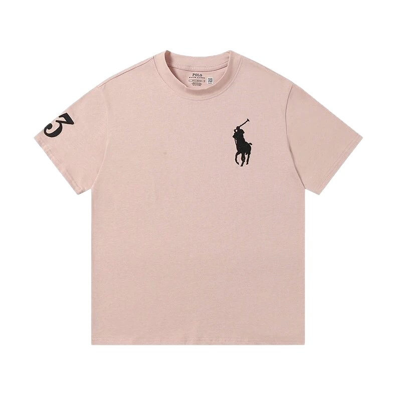 Ralph Lauren pink minimalist style T-shirt