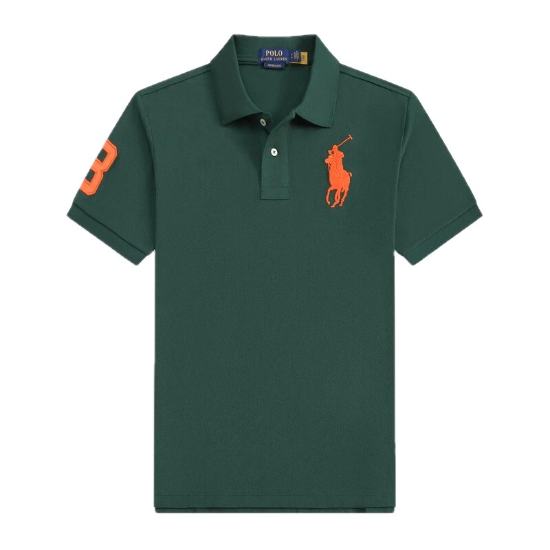 Ralph Lauren Polo American retro style dark green shirt