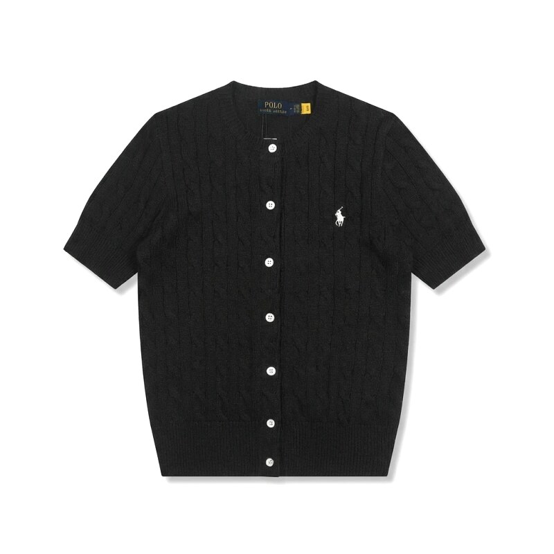 Ralph Lauren Polo Black Knitted Cardigan