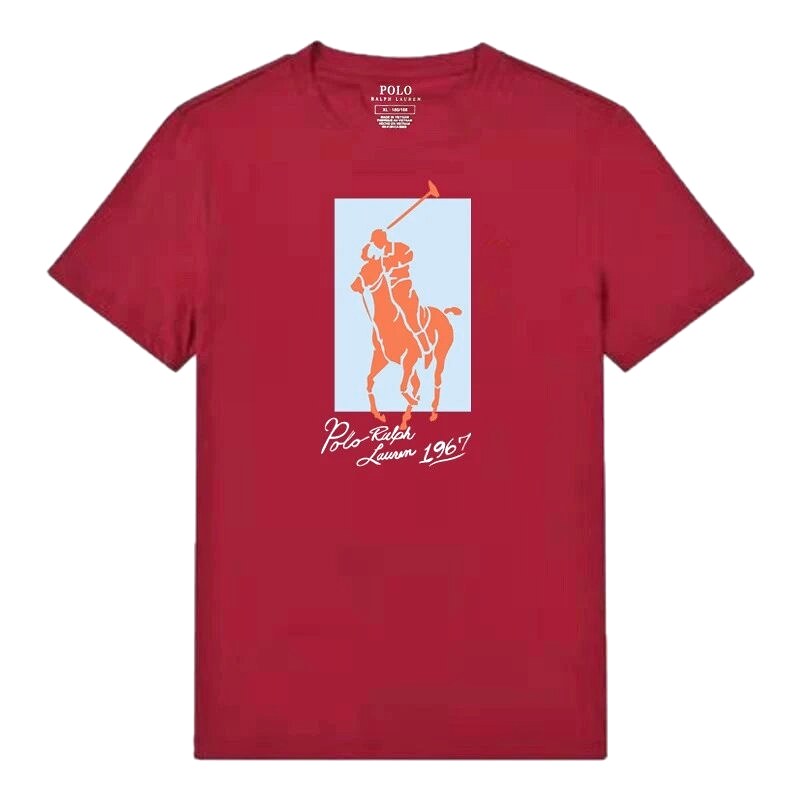Ralph Lauren Polo Burgundy Trendy T-shirt