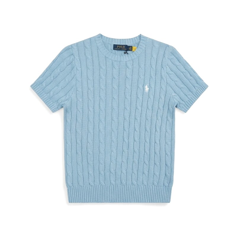 Ralph Lauren Polo Light Blue Trendy Brand Short-sleeve Shirt