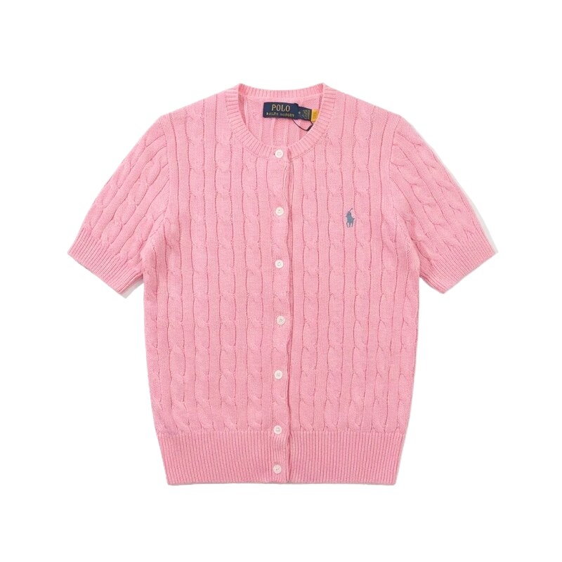 Ralph Lauren Polo pink knitted cardigan
