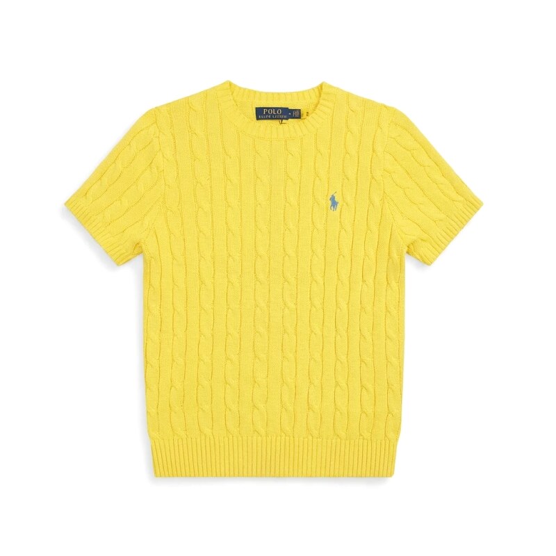 Ralph Lauren Polo series yellow knitted sweater