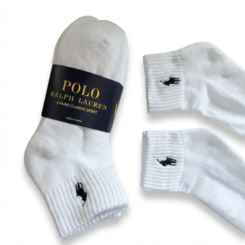 Ralph Lauren Polo Sporty White Socks