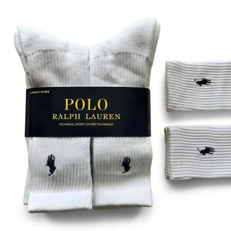 Ralph Lauren Polo sporty white socks