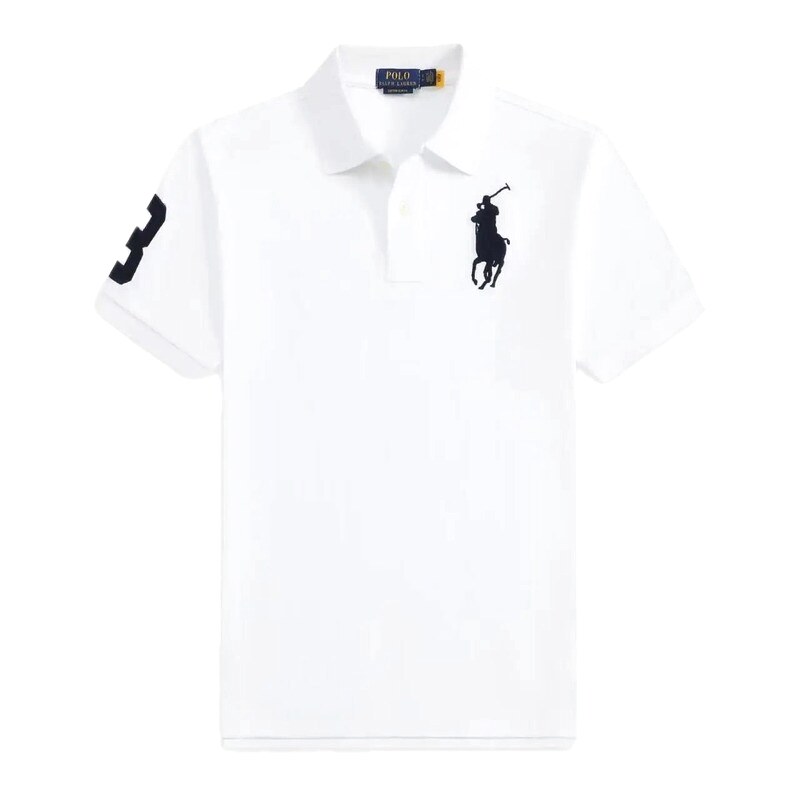 Ralph Lauren Polo White Minimalist Style T-shirt