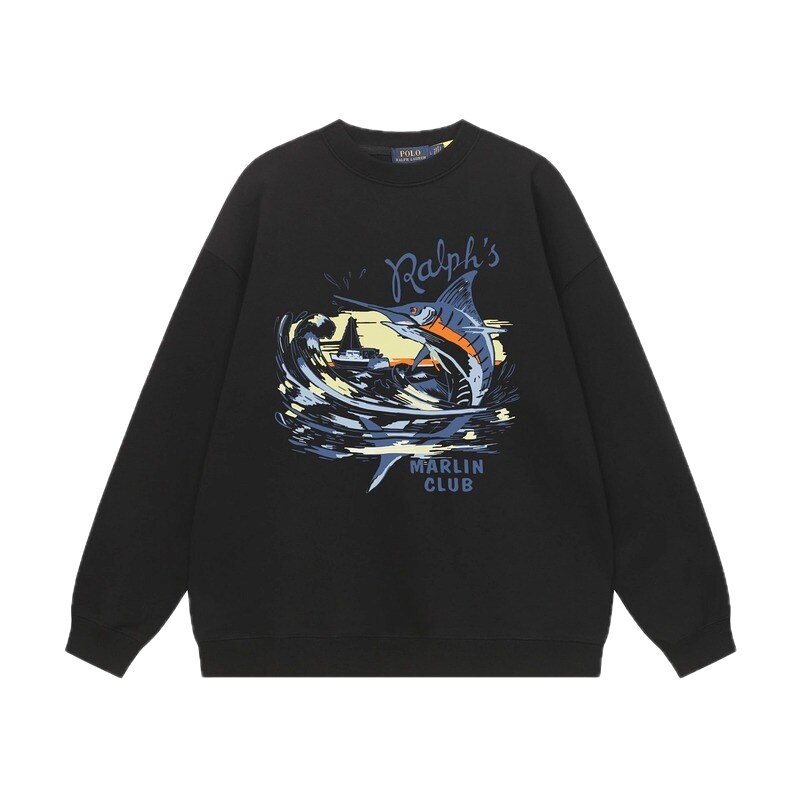 Ralph Lauren printed retro-style sweatshirt
