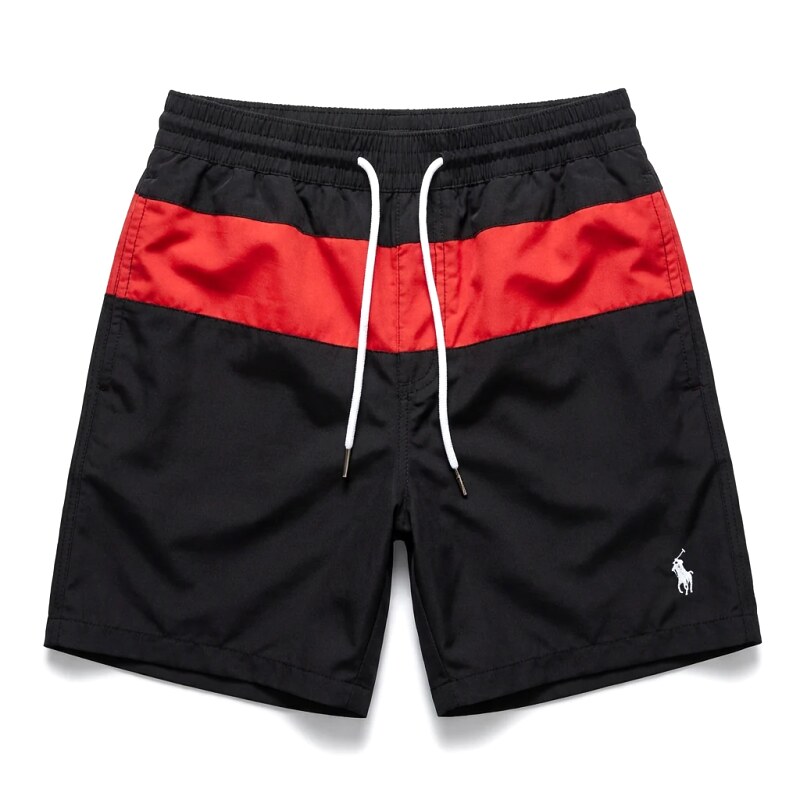 Ralph Lauren sporty black and red shorts