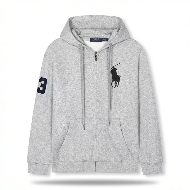 Ralph Lauren sporty grey hoodie