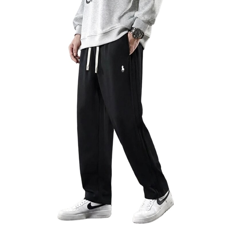 Ralph Lauren winter fleece-lined black sweatpants