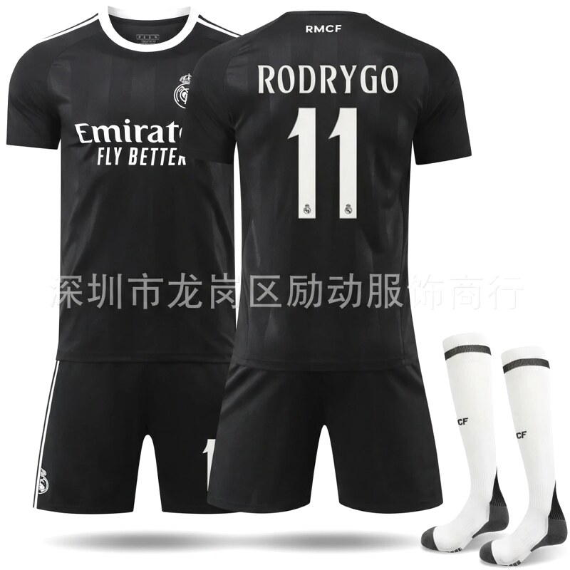 Real Madrid sporty black jersey