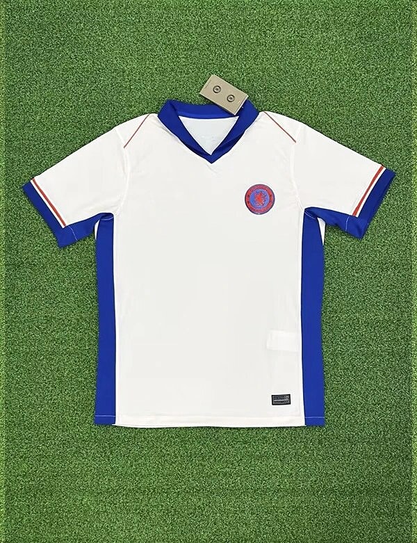 Real Madrid Summer Home soccer jersey White Real Madrid with Bold Graphic