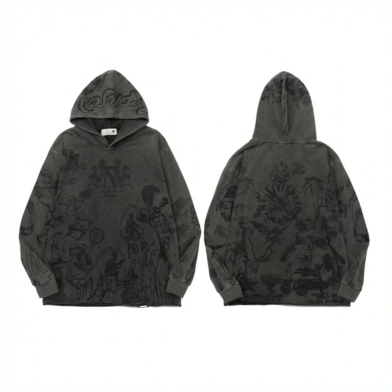 Represent Dark Retro Hoodie