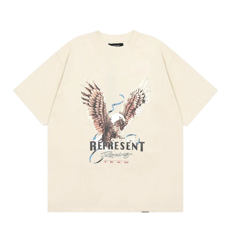 Represent Flying Eagle Vintage Beige T-Shirt