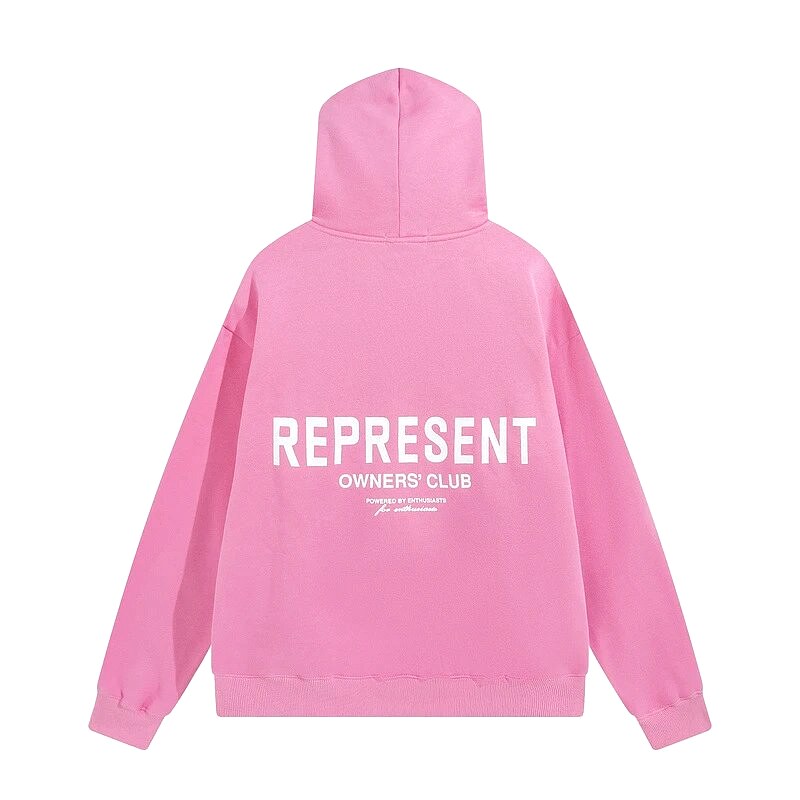 Represent Streetwear Owners Club hoodie Navy Large Represent with Logo Accent