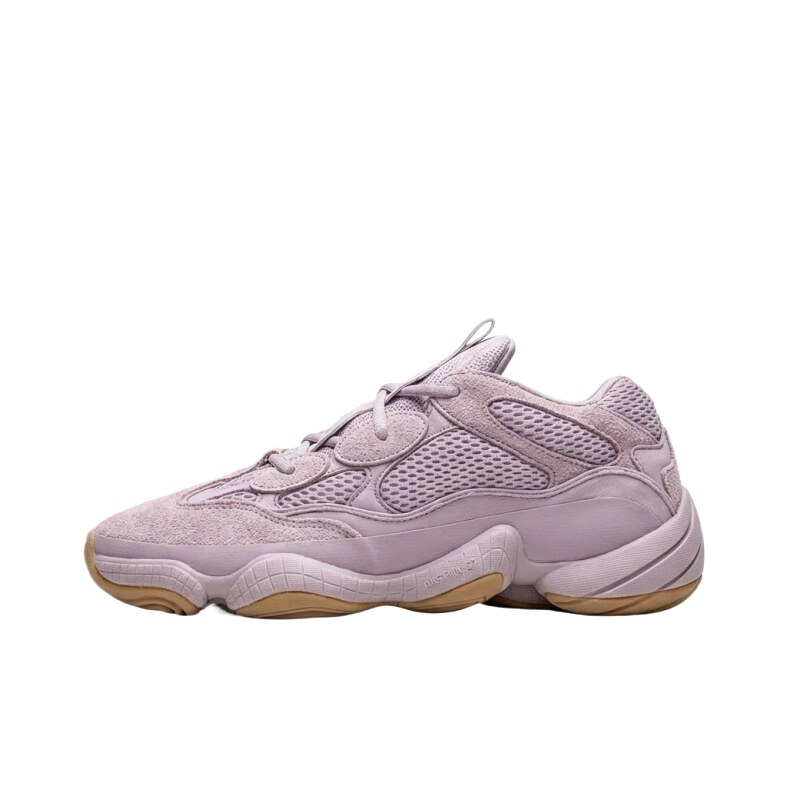Retro-style light purple Yeezy 500 shoes