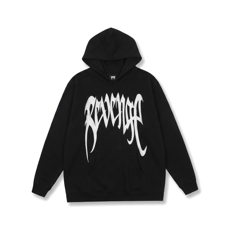 Revenge Gothic Style Black Hoodie