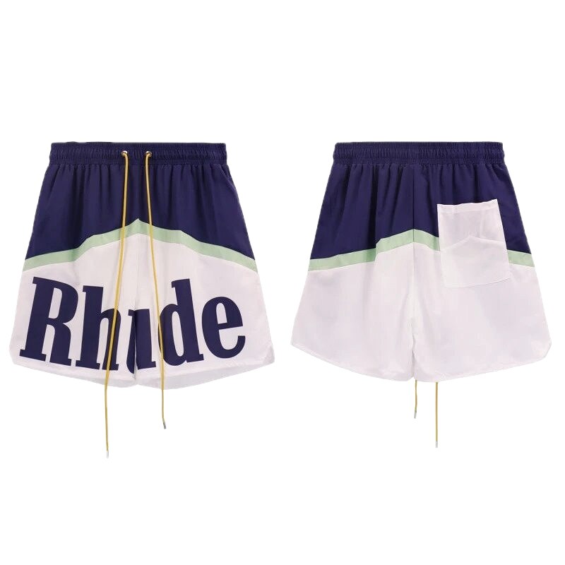 RHUDE Color-Block Sports Shorts