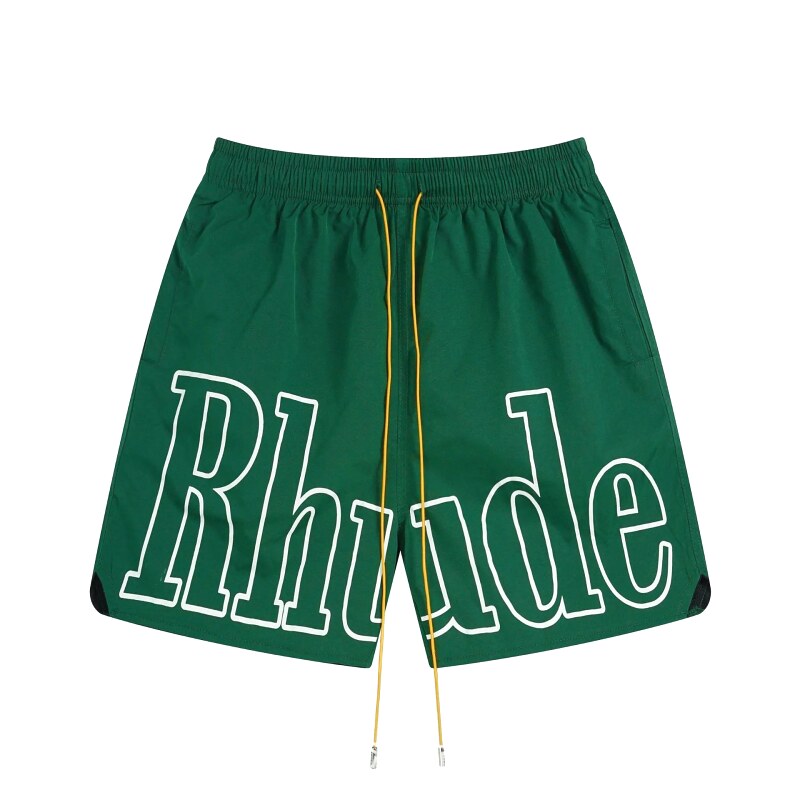 RHUDE letter trendy brand style shorts