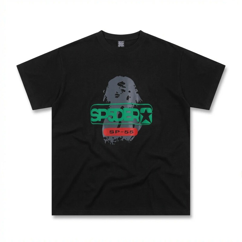 Sp5der Dark Cool Trend Short Sleeve