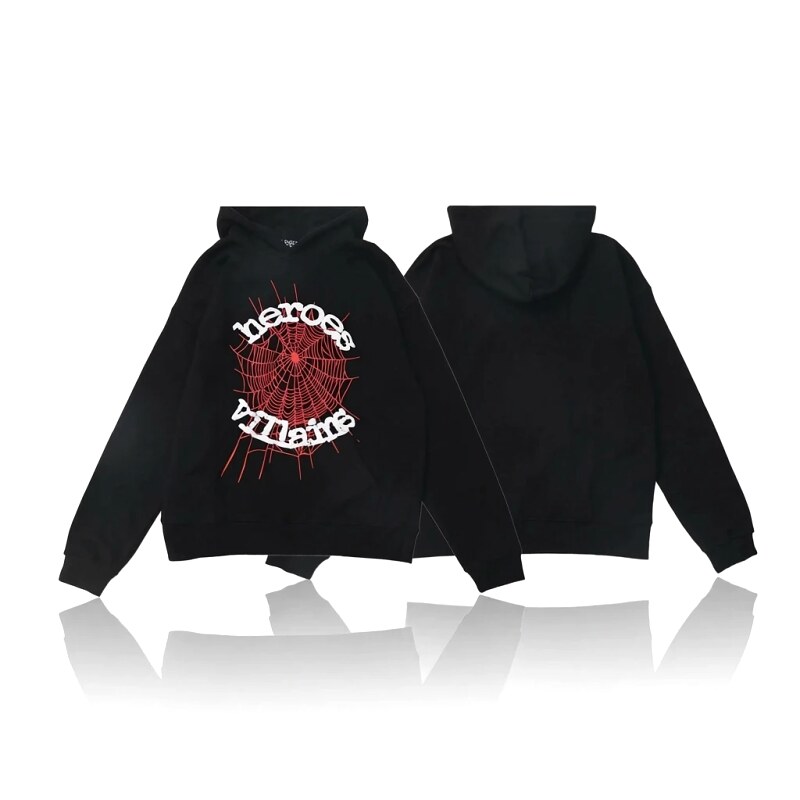 Sp5der Spider Series Trendy and Cool Black Sweatshirt