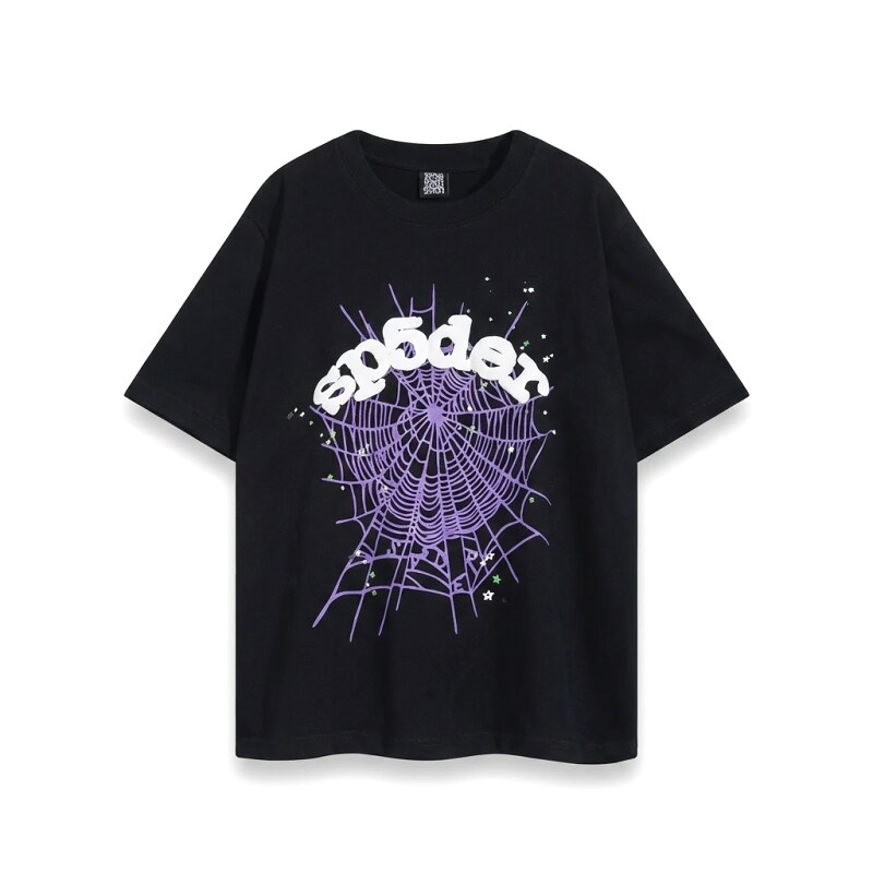 Sp5der Spider Web Dark Style T-shirt