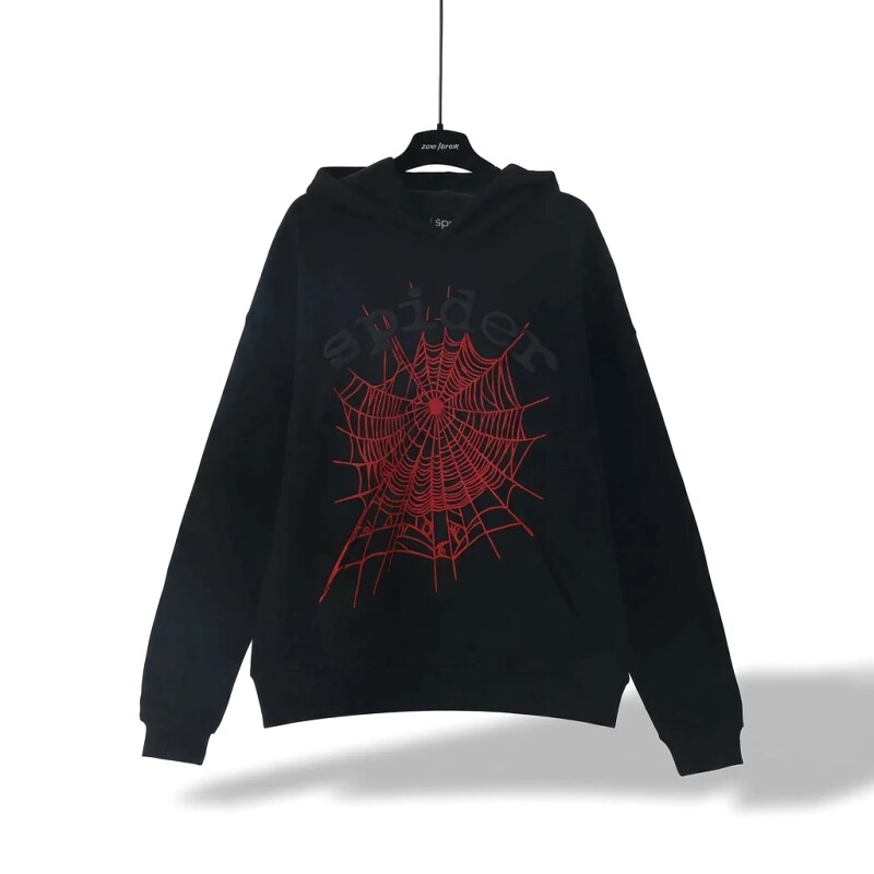 Sp5der Spider Web Trendy Cool Black Sweatshirt
