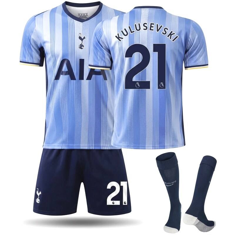 Spurs striped blue jersey