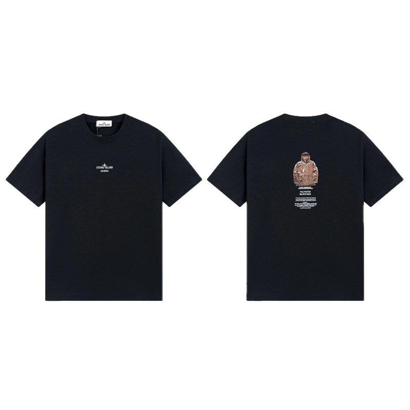 Stone Island Archive Series Street Style Black T-Shirt