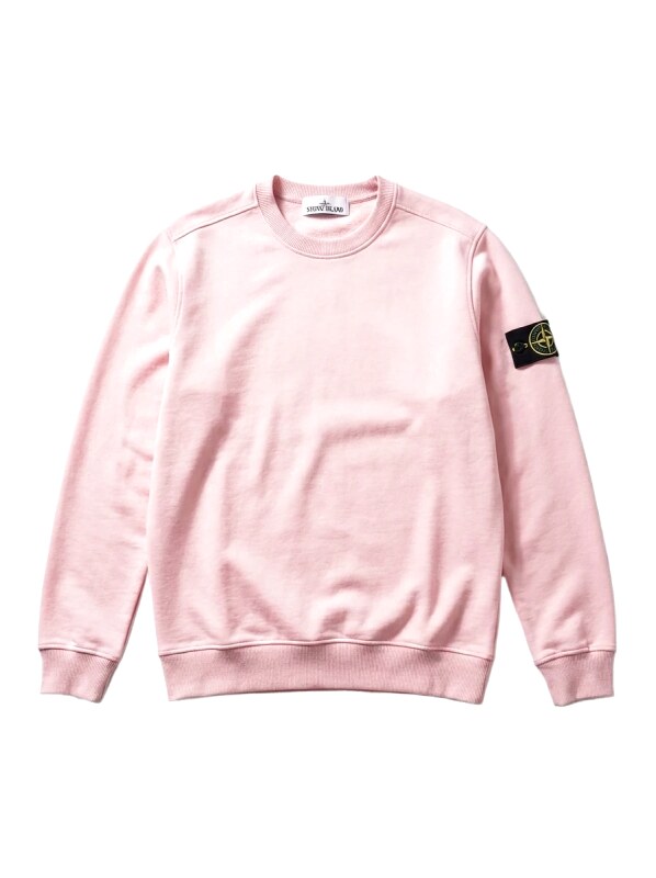 Stone Island Basic Style Simple Wind Pink Sweatshirt