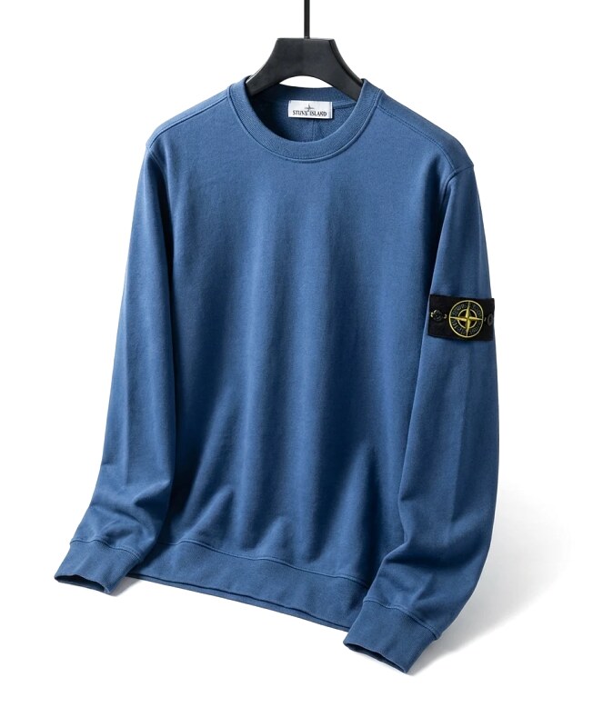 Stone Island blue casual sweatshirt