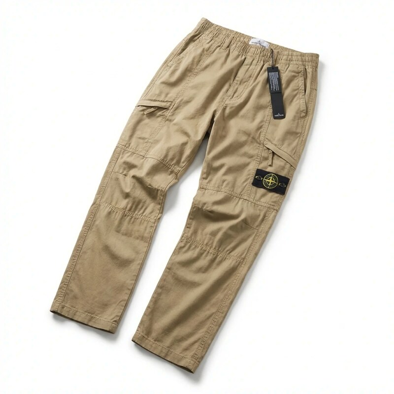 Stone Island utility-style khaki pants