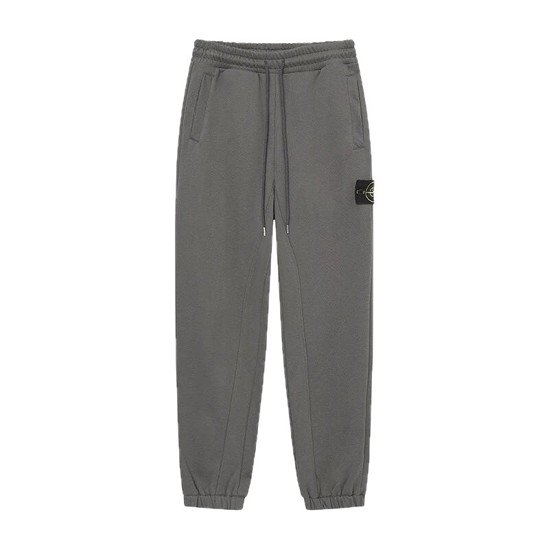 StoneIsland Compass Badge Street Style Grey Sweatpants