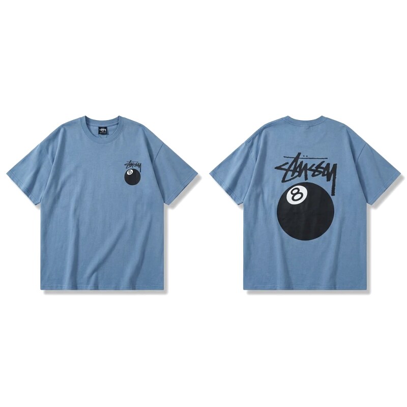 Stussy 8-ball blue T-shirt