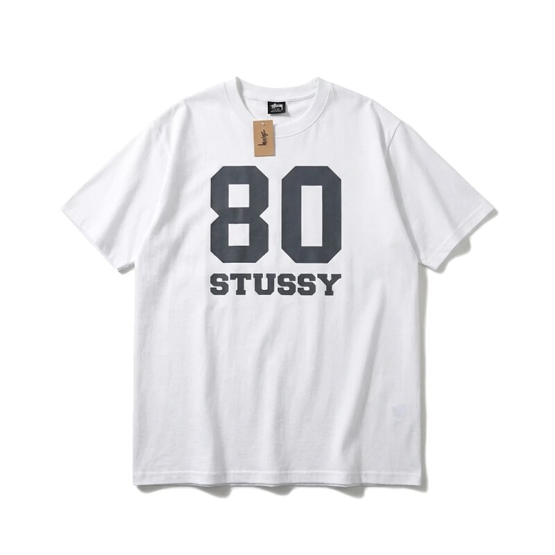 Stussy 80 Series Simple White T-shirt
