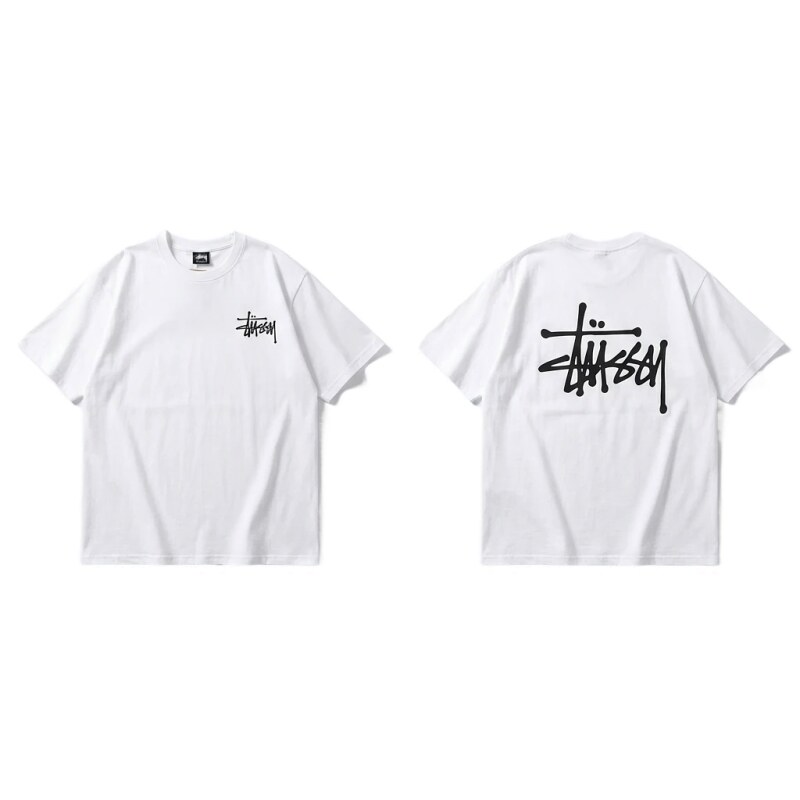 Stussy basic simple white T-shirt