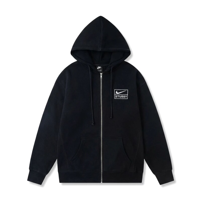 Stussy co-branded black hoodie