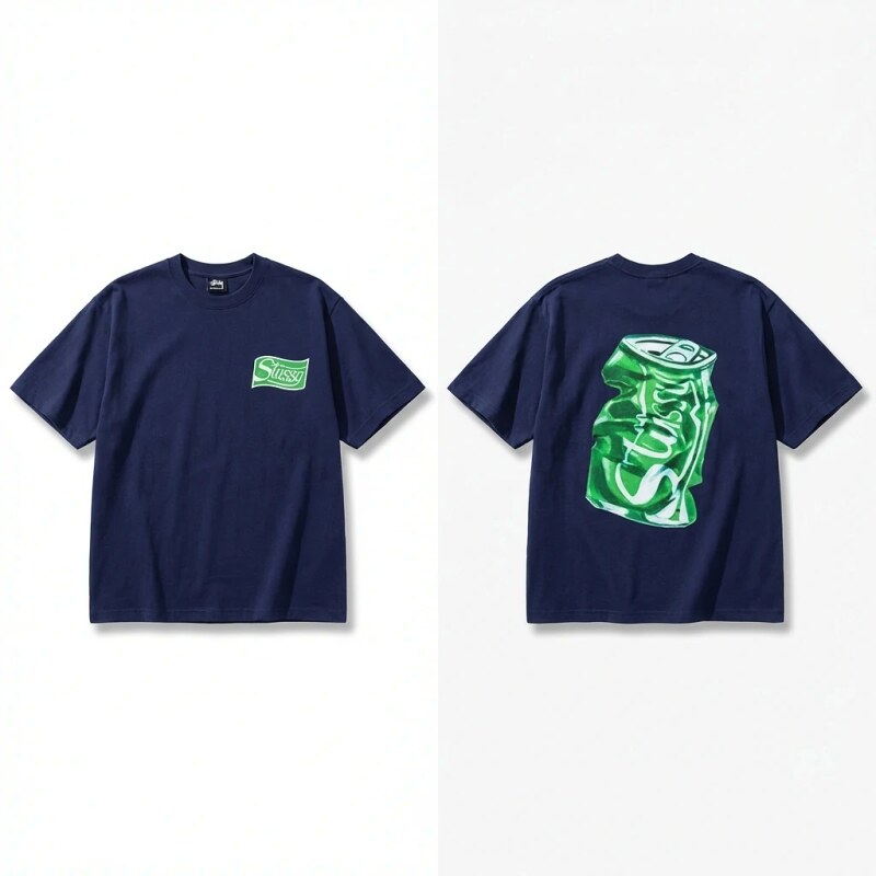 Stussy Cola Print Short-Sleeve T-Shirt