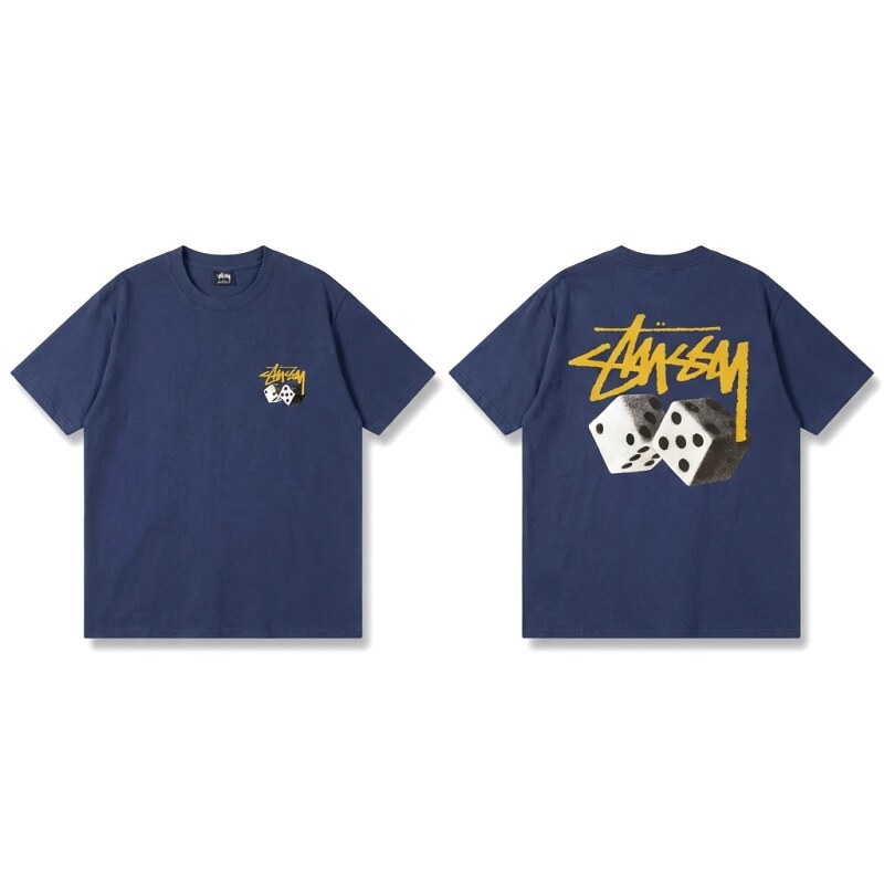 Stussy Dice Series Dark Blue T-shirt