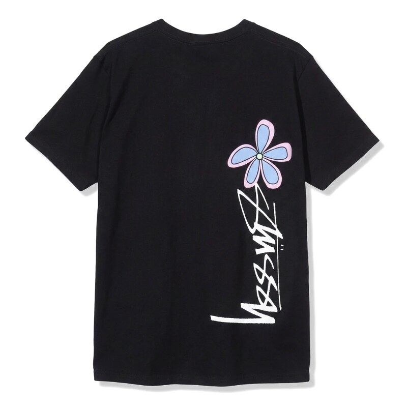 Stussy Floral Style Black T-shirt