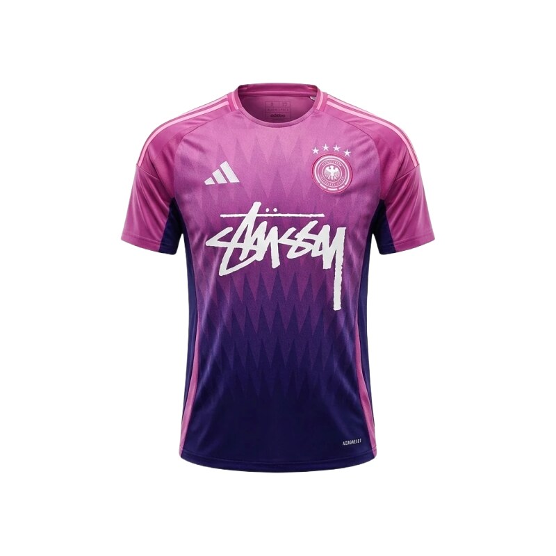 Stussy Gradient Style Pink-Purple T-shirt