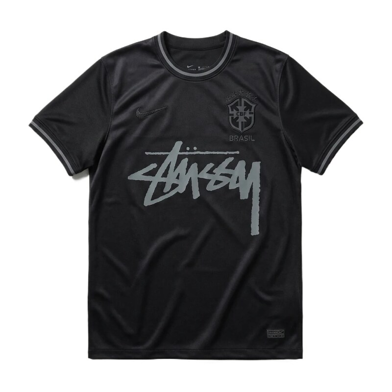 Stussy graffiti-style black T-shirt